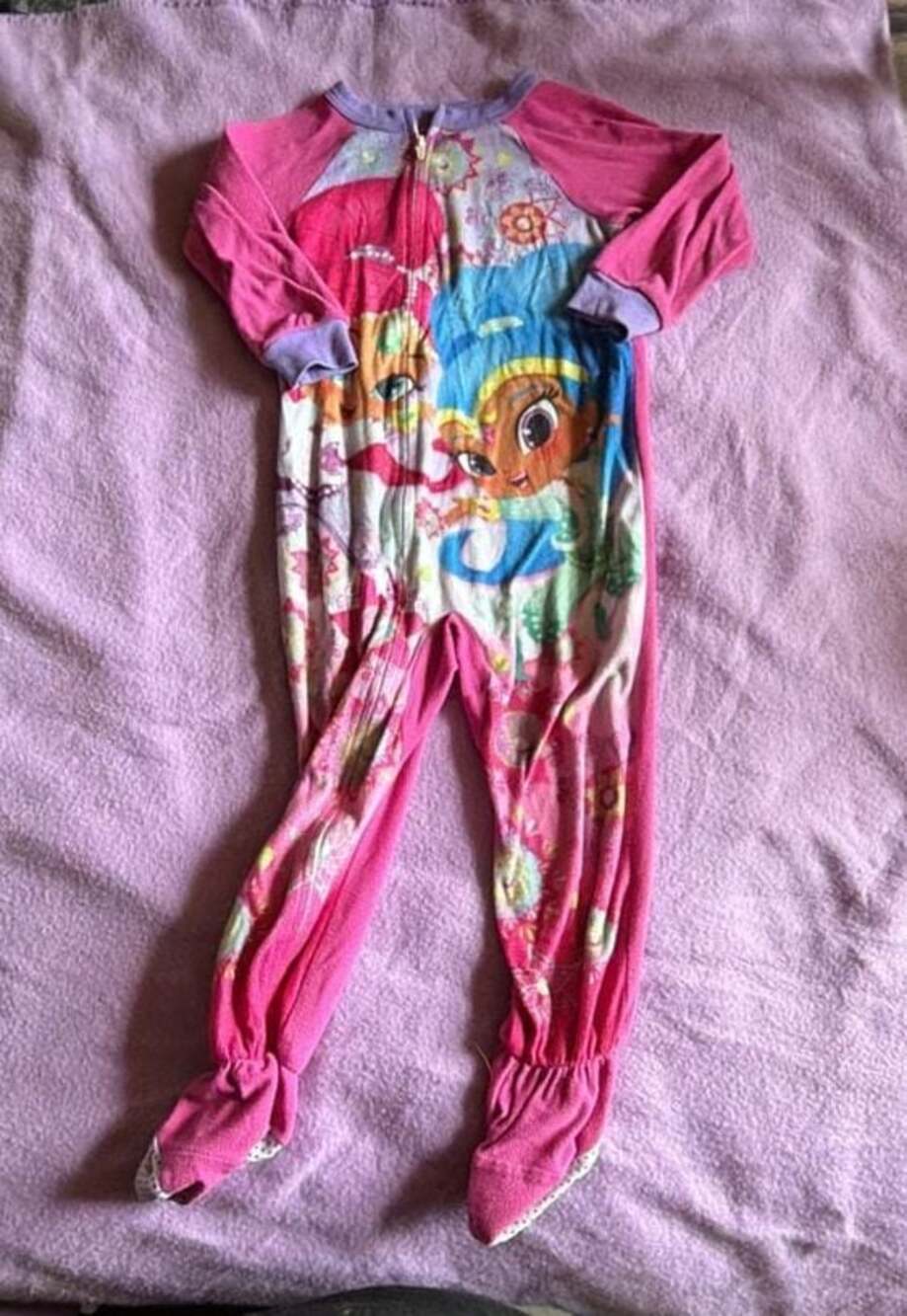 Nickelodeon Shimmer and Shine Fleece Footed One-Piece Pajamas Size 4T